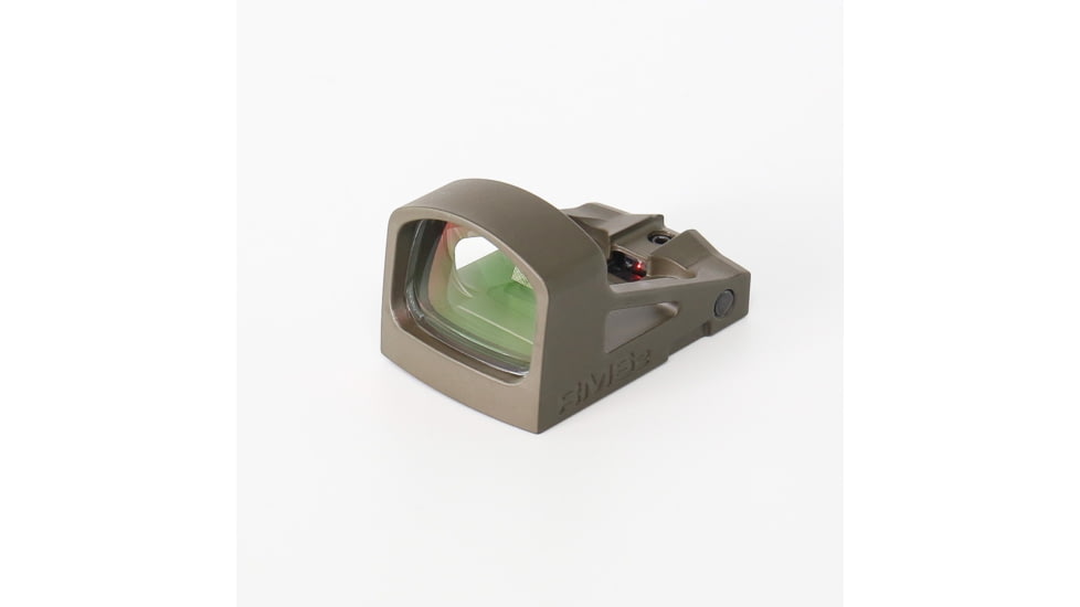Shield Sights Compact Reflex Mini Red Dot Sight 2.0, 4 MOA Dot Reticle, RMS2-4MOA Glass Lens, Olive Drab Green, RMS2-8-MOA-G-ODG