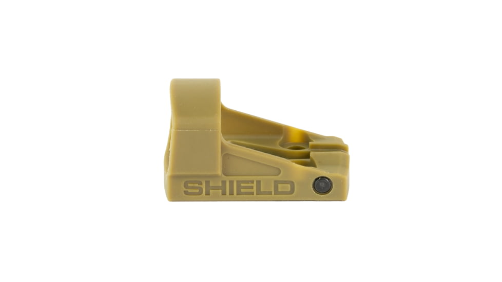 Shield Sights Compact Reflex Mini Red Dot Sight, 8 MOA Dot Reticle, RMSx-8MOA Glass Lens, FDE, NSN LN, SMSc-8 MOA-GLASS FDE