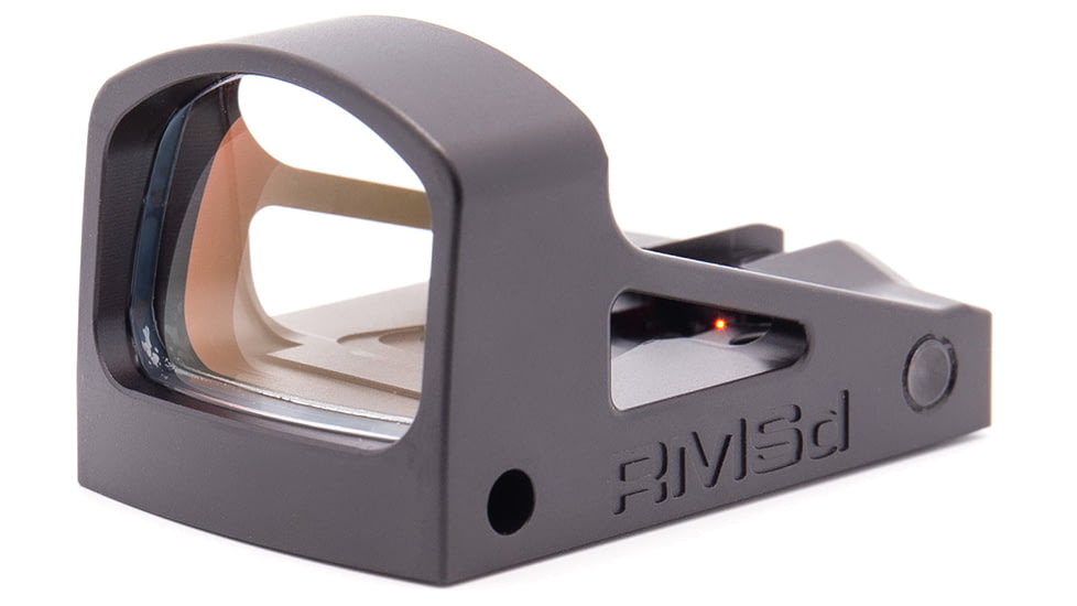 Shield Sights Compact Reflex Mini Red Dot Sight w/Draw, 1x21.85mm, 8 MOA Dot Reticle, Black, RMSD-8MOA-GLASS