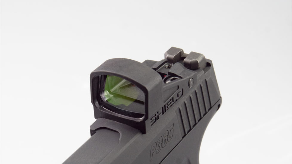 Shield Sights Compact Shield Mini Red Dot Sight, 4 MOA Dot Reticle, SMSC-4MOA Glass Lens, Black, SMSc-4MOA-GLASS
