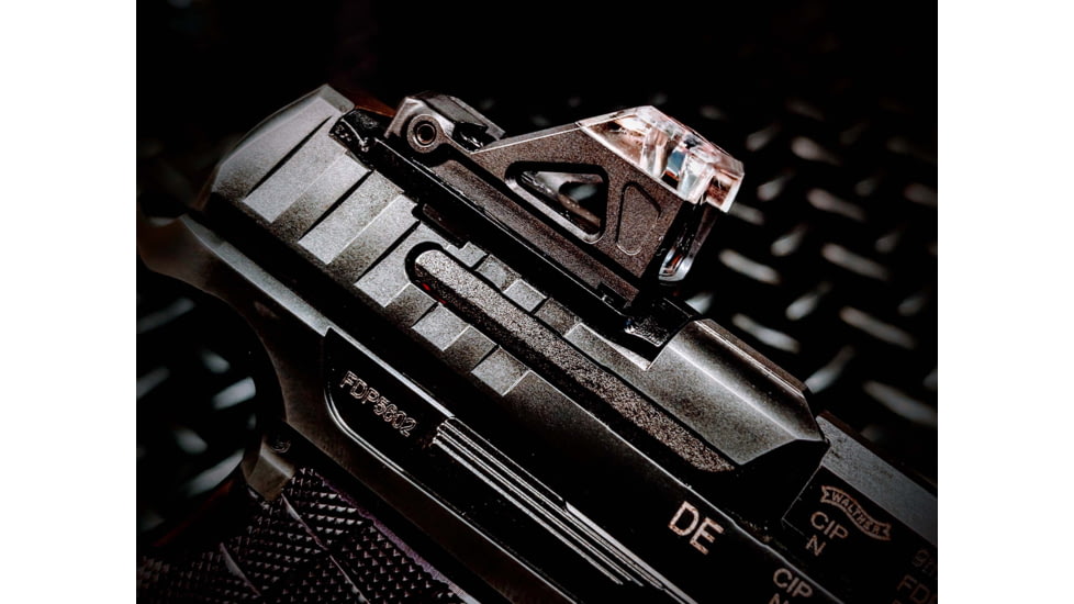 Shield Sights OMSsc Open Mini Sight Sub Compact 1x 17.35x14.35mm Reflex Red Dot Sight, 4 MOA Dot Reticle, Black, OMSsc-4 MOA-Glass