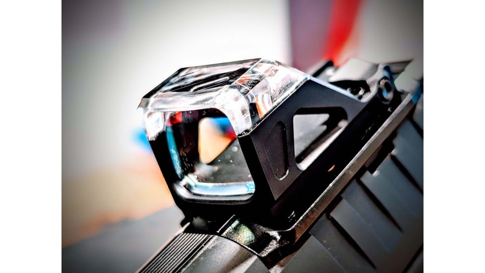 Shield Sights OMSsc Open Mini Sight Sub Compact 1x 17.35x14.35mm Reflex Red Dot Sight, 4 MOA Dot Reticle, Black, OMSsc-4 MOA-Glass