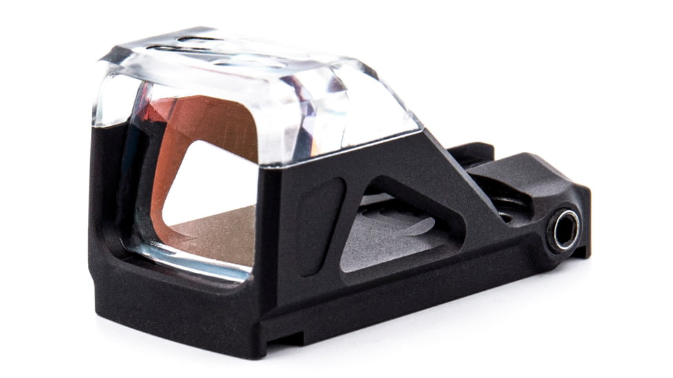 Shield Sights OMSsc Open Mini Sight Sub Compact 1x 17.35x14.35mm Reflex Red Dot Sight, 4 MOA Dot Reticle, Black, OMSsc-4 MOA-Glass