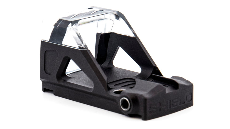Shield Sights OMSsc Open Mini Sight Sub Compact 1x 17.35x14.35mm Reflex Red Dot Sight, 4 MOA Dot Reticle, Black, OMSsc-4 MOA-Glass