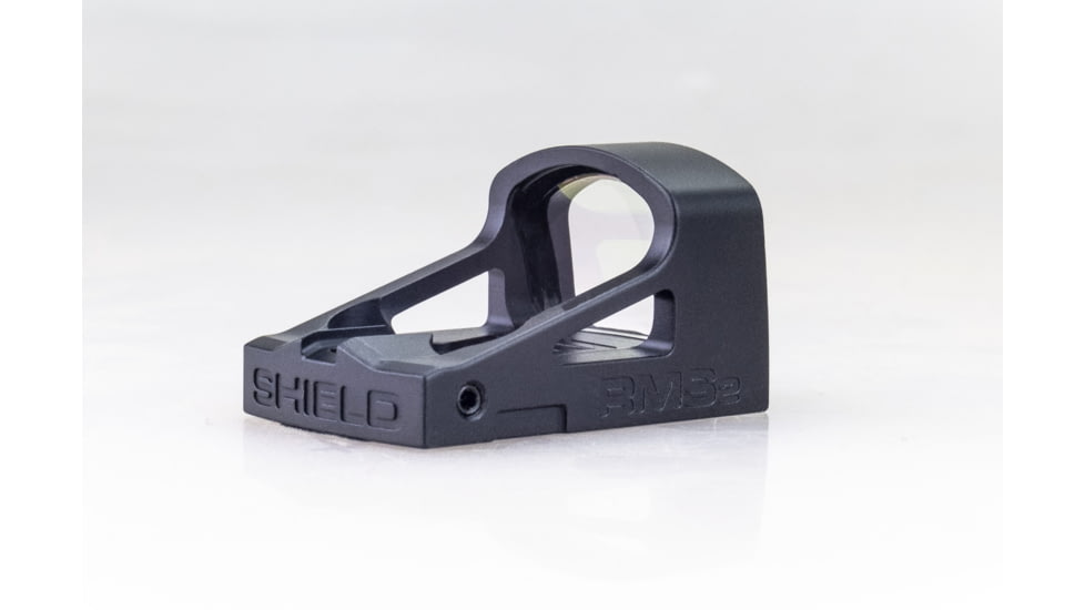Shield Sights Reflex Mini Red Dot Sight 2.0, 8 MOA Dot Reticle, RMS2-8MOA Glass Lens, Black, RMS2-8MOA-GLASS