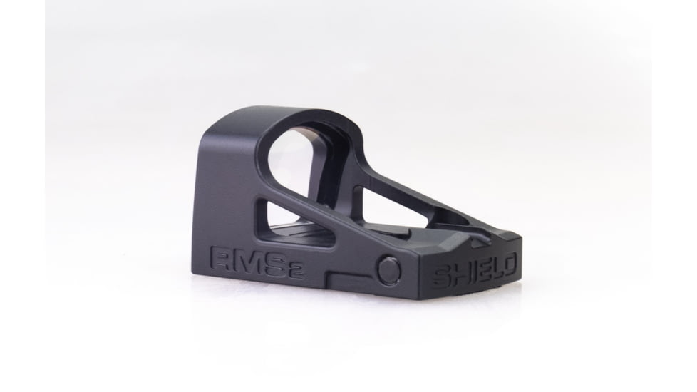 Shield Sights Reflex Mini Red Dot Sight 2.0, 8 MOA Dot Reticle, RMS2-8MOA Glass Lens, Black, RMS2-8MOA-GLASS