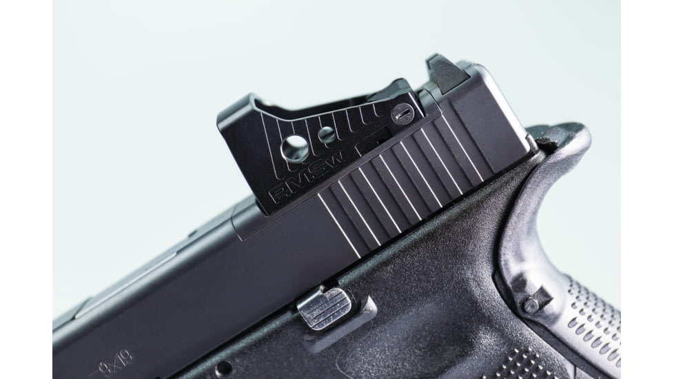 Shield Sights Glass Edition Waterproof Mini Reflex Red Dot Sight, 1x22mm, Black, 4 MOA Red Dot, RMSW-4MOA-GLASS