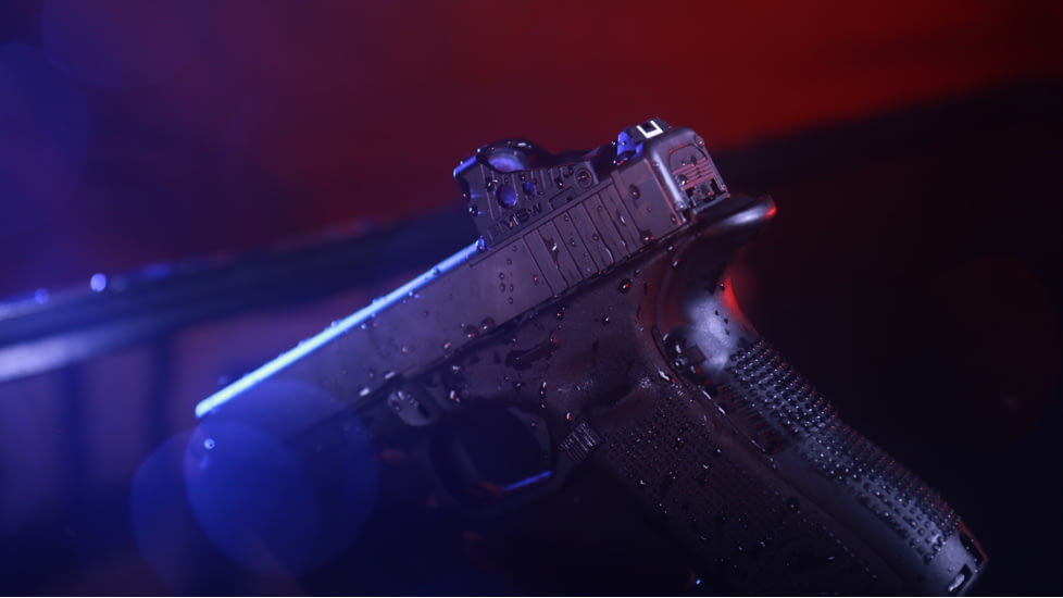 Shield Sights Glass Edition Waterproof Mini Reflex Red Dot Sight, 1x22mm, Black, 4 MOA Red Dot, RMSW-4MOA-GLASS