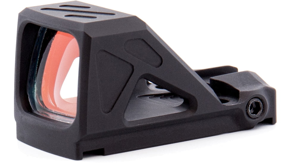 Shield Sights RMSsc Reflex Mini Sight Sub-Compact 1x 17.35x14.35mm Reflex Red Dot Sight, 8 MOA Dot Reticle, Black, RMSsc-8MOA-Glass