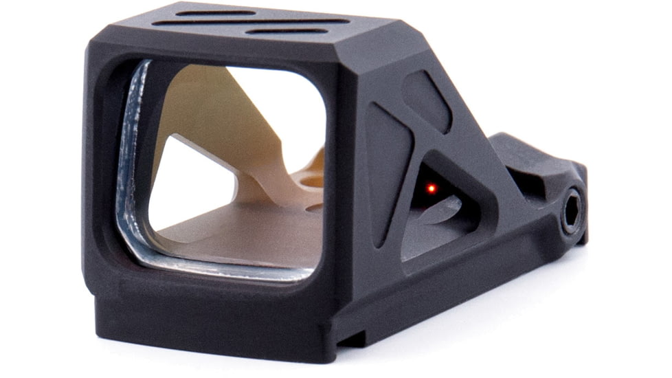 Shield Sights RMSsc Reflex Mini Sight Sub-Compact 1x 17.35x14.35mm Reflex Red Dot Sight, 8 MOA Dot Reticle, Black, RMSsc-8MOA-Glass