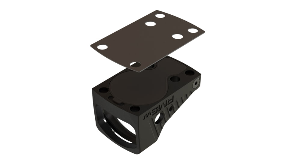 Shield Sights RMSw Seal Plate Fits Narrow Slide Red Dot Sight Moutns, Black, ACC-PLATE-RMSW