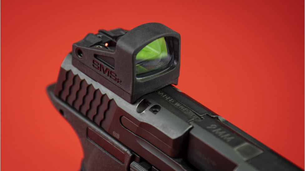 Shield Sights Glass Edition Mini Reflex Red Dot Sight, 1x, 8 MOA Dot Reticle, Black, SMS2-8MOA-GLASS