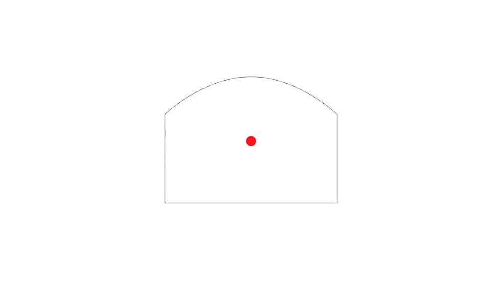 Shield Sights Heavy Duty Mini Reflex Red Dot Sight, 1x22mm, Black, 4 MOA Red Dot, RMSW-4MOA-HD