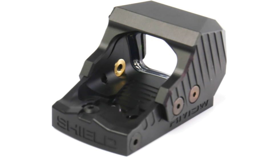 Shield Sights Heavy Duty Mini Reflex Red Dot Sight, 1x22mm, Black, 4 MOA Red Dot, RMSW-4MOA-HD