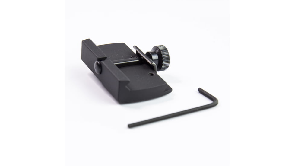 Shield Sights Picatinny/Weaver Red Dot Sight Mount adapter w/Thumb Nut, Black, RMSc, MNT-PICA-JP-SMS/RMS