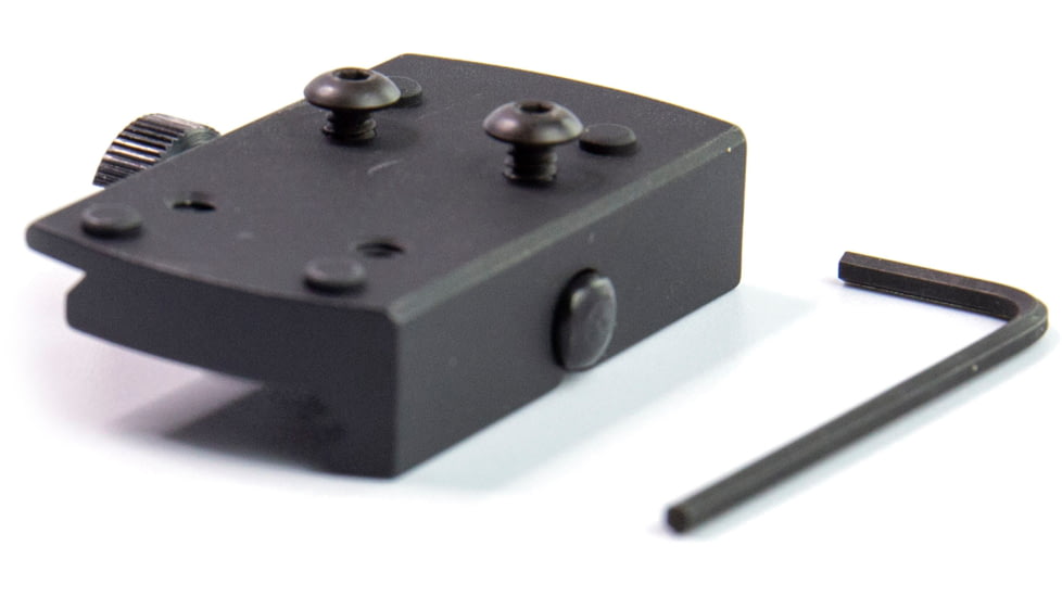 Shield Sights Picatinny/Weaver Red Dot Sight Mount adapter w/Thumb Nut, Black, RMSc, MNT-PICA-JP-SMS/RMS
