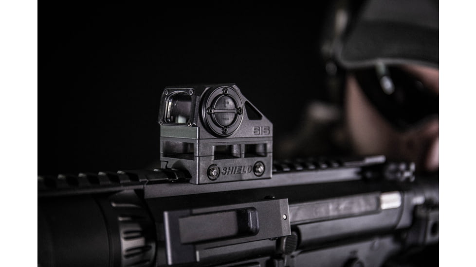 Shield Sights SIS Two Sight CD 1x22mm Reflex Red Dot Sight, Black, 8 MOA Dot/2 MOA Dot Reticle, NSN 1240-99-176-8342, SIS2-CD