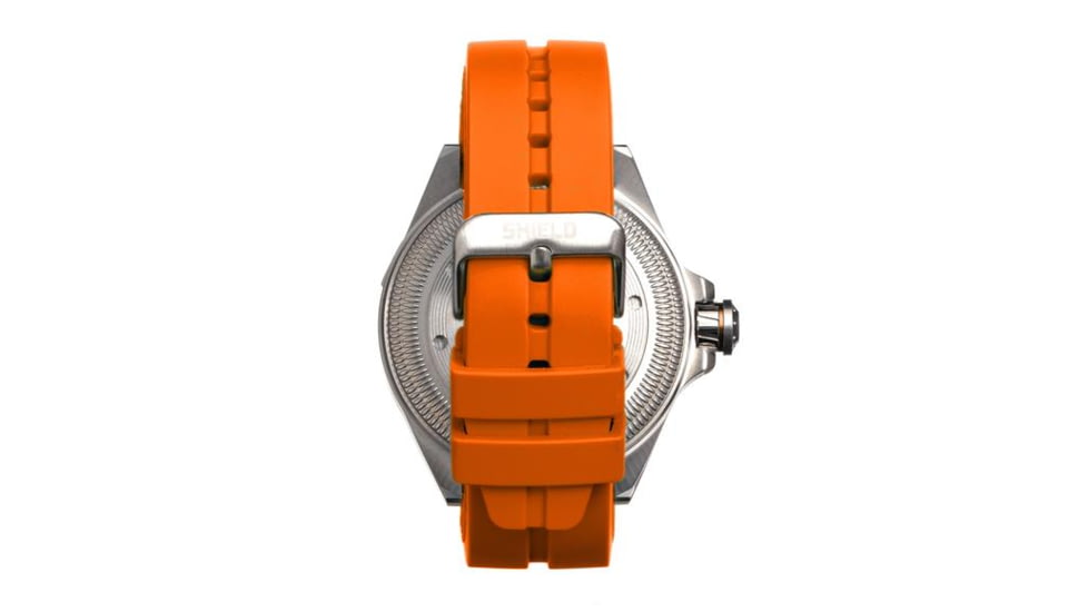 Shield Vessel Strap Watch w/Date, Orange - Mens, SLDSH112-2