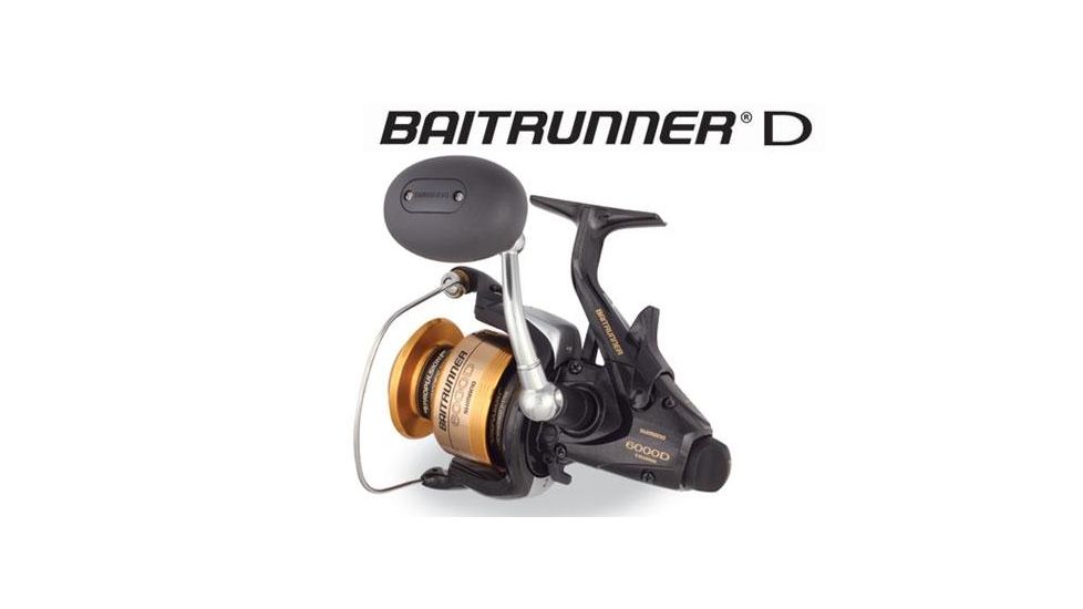 Shimano Baitrunner 4000D Spinning Reel, 4.8:1, 3+1, Ambidextrous, BTR4000D