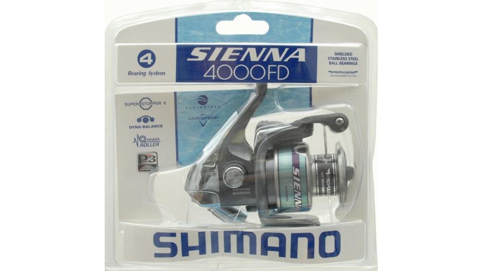 Shimano Sienna 4000 Front Drag Spinning Reel Clam 046329