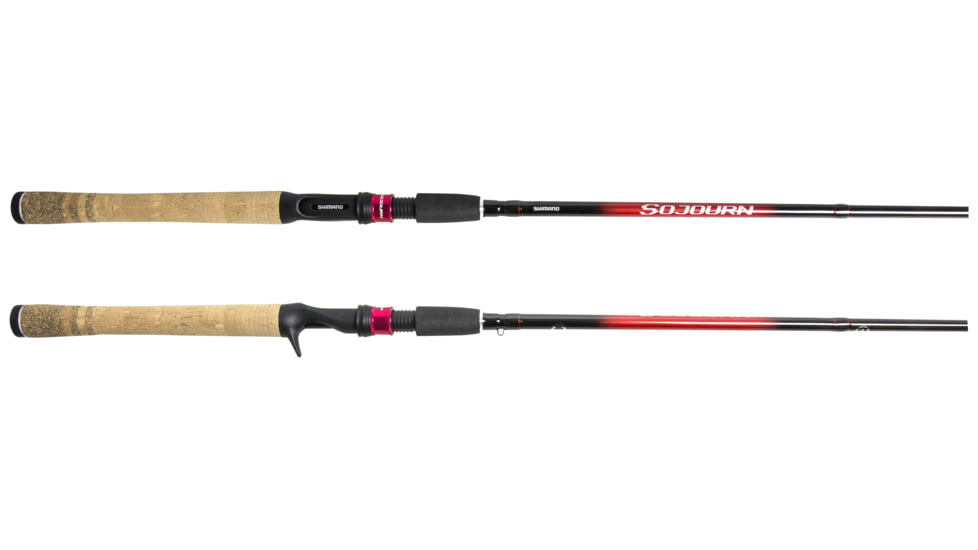 Shimano Sojourn Casting Rod, 6ft 6in, Medium, Fast, 2 Pieces, SJC66M2B