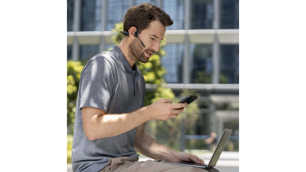 Shokz OpenComm 2 Headset, Black, C110-AN-BK-US