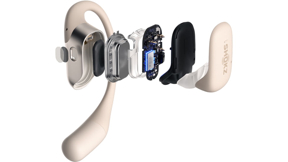 Shokz OpenFit Earbuds, Beige, OS, T910-ST-BG-US