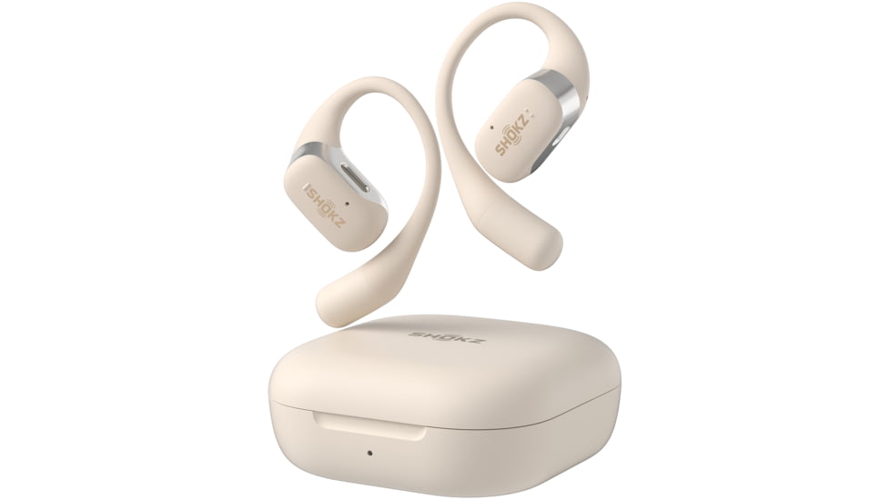 Shokz OpenFit Earbuds, Beige, OS, T910-ST-BG-US