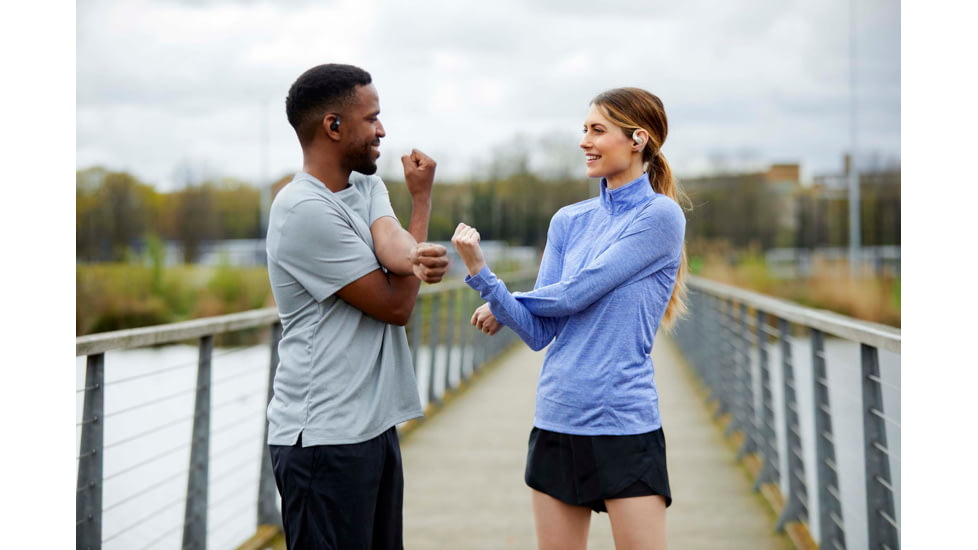 Shokz OpenFit Earbuds, Beige, OS, T910-ST-BG-US