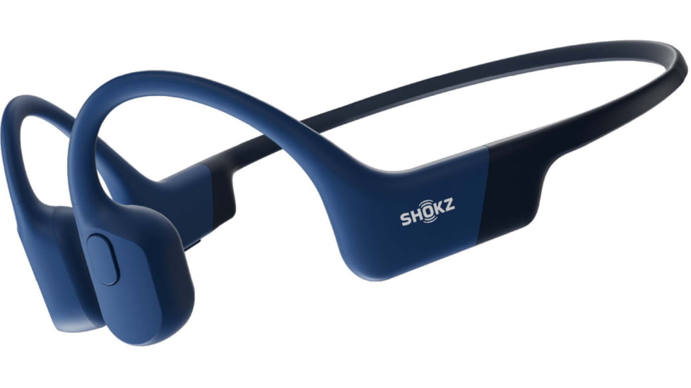 Shokz OpenRun Mini Bone Conduction Open-Ear Endurance Headphones, Blue, S803-MN-BL-US
