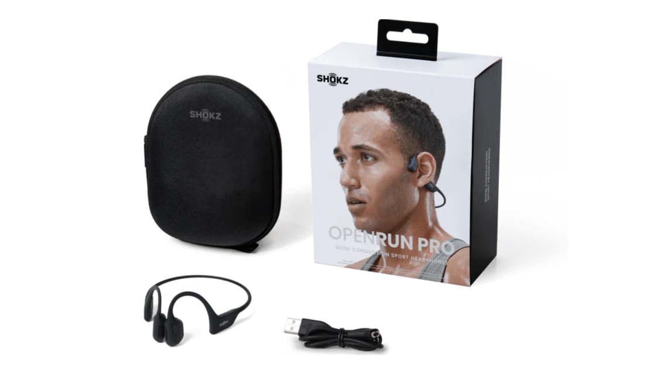 Shokz OpenRun Pro Headphones, Black, Mini, S811-MN