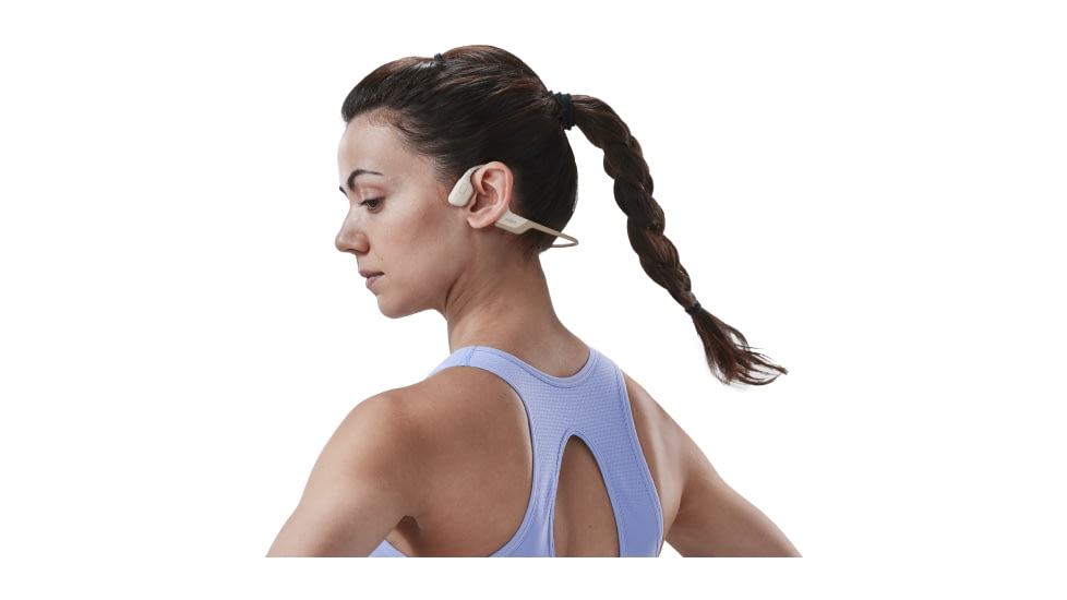 Shokz OpenRun Pro Mini Headphones, Beige, Mini, S811-MN-BG-US