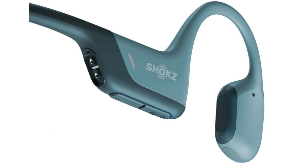 Shokz Openrun Pro Premium Bone Conduction Open-Ear Sport Headphones, Blue, S810-ST-BL-US