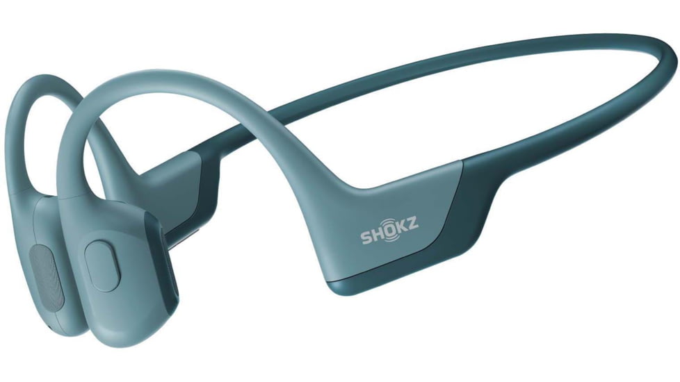 Shokz Openrun Pro Premium Bone Conduction Open-Ear Sport Headphones, Blue, S810-ST-BL-US