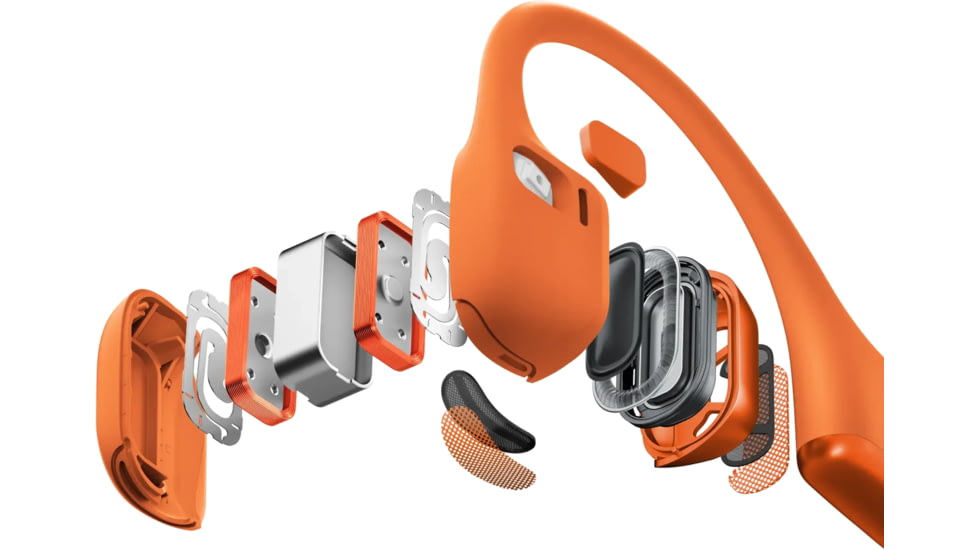 Shokz OpenRun Pro2 Headphones, Orange, Regular, S820-ST-OR-US