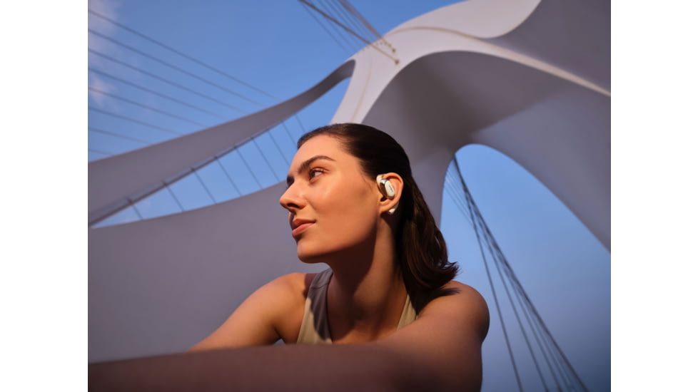 Shokz OpenFit 2 Open-Ear Headphones, Beige, T920-ST-BG-US