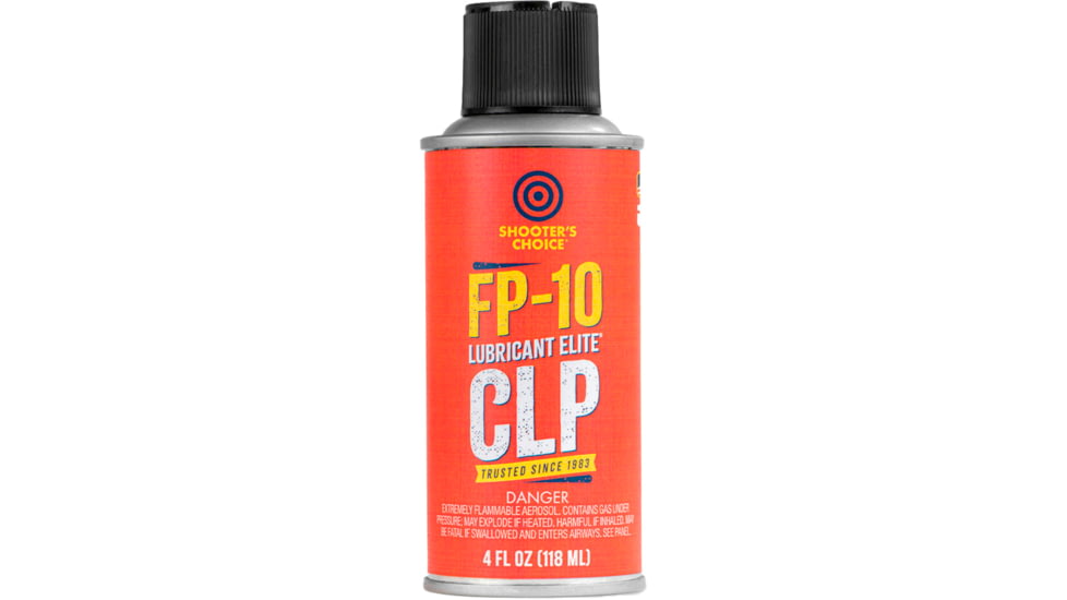 Shooter's Choice FP-10 Lubricant Elite Aerosol, 4 oz, Black, SHF-904-A-FPL