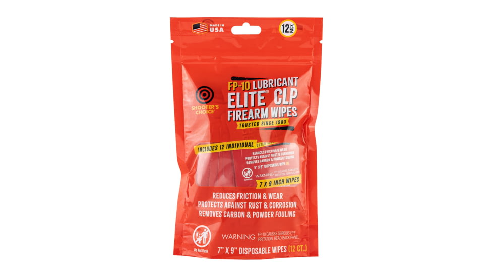 Shooters Choice FP-10 Lubricant Elite CLP Individual Wipes