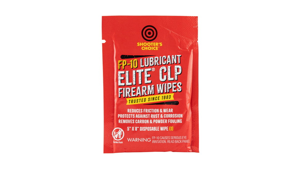 Shooters Choice FP-10 Lubricant Elite CLP Individual Wipes