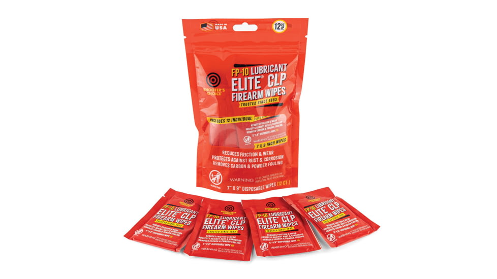 Shooters Choice FP-10 Lubricant Elite CLP Individual Wipes