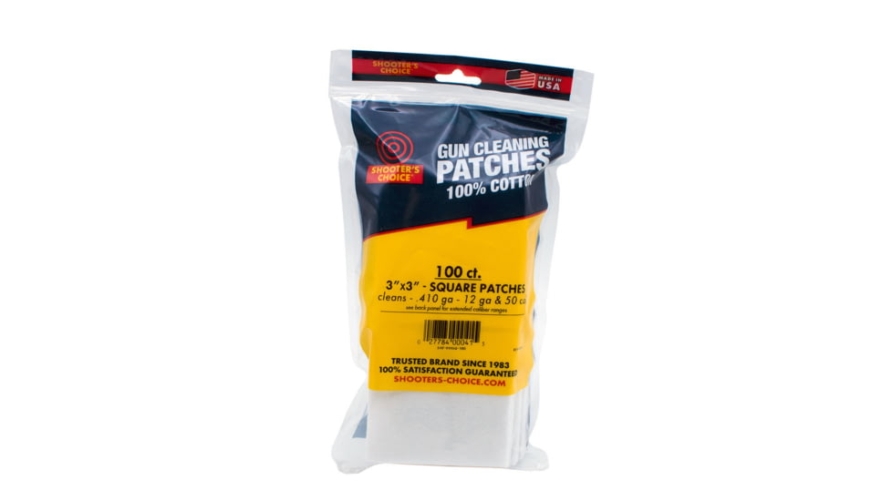 Shooters Choice Square Cleaning Patches
