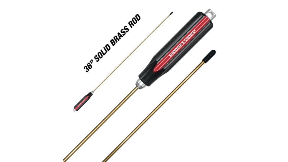 Shooters Choice Brass Rod, 36 in, .22 CAL, SHF-SROD-22B