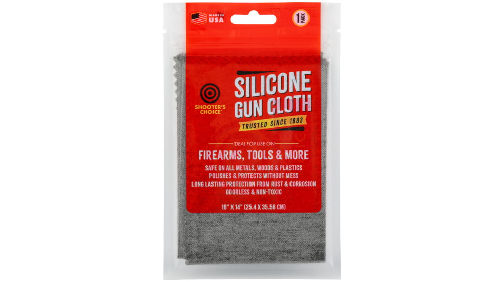 Shooters Choice Silicone Gun Cloth, Black, SHF-3503
