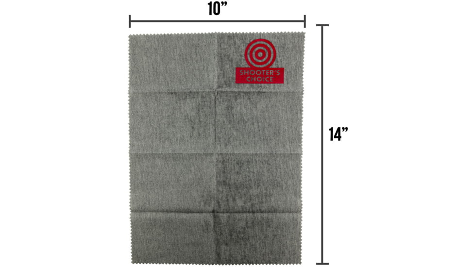 Shooters Choice Silicone Gun Cloth, Black, SHF-3503