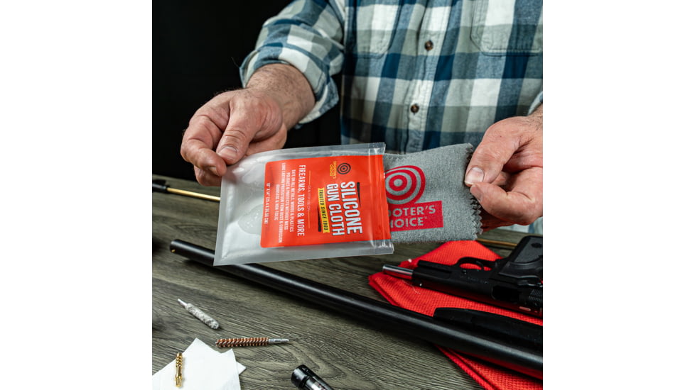 Shooters Choice Silicone Gun Cloth, Black, SHF-3503