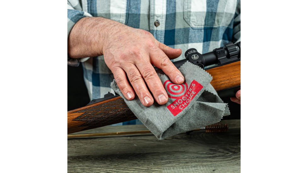 Shooters Choice Silicone Gun Cloth, Black, SHF-3503