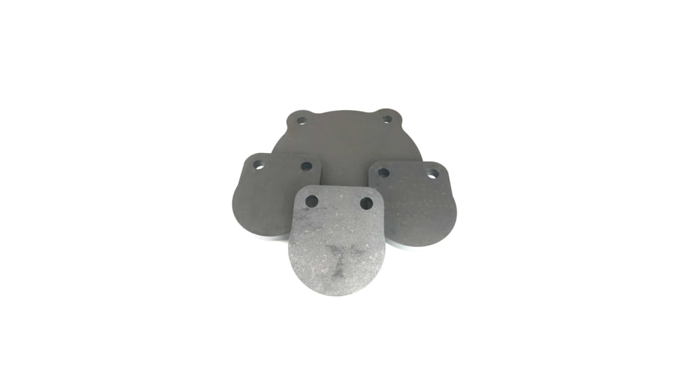 Shootsteel 1/2in AR500 Steel Target, Gong Bundle, Gray, 4 inch, 93906796548