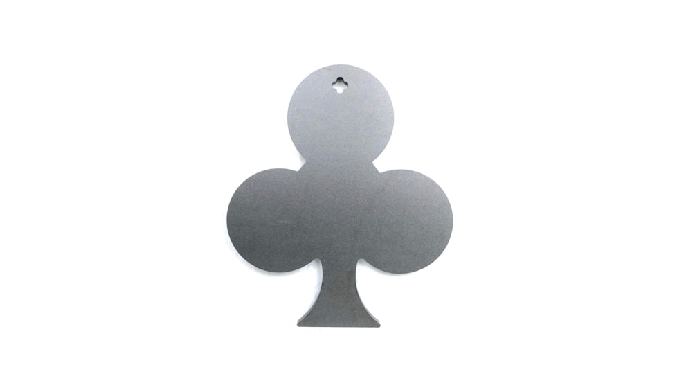 Shootsteel Inc. Evil RoyAR Deck of Cards - 3/8" AR550 Club Steel Target, 1212247900207