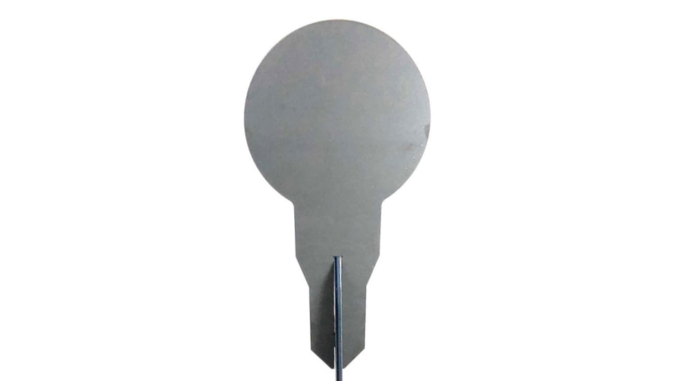 Shootsteel Evil Roy Target System, 3/8in AR550, Round Target Only, Gray, 10 inch, 1073050943535