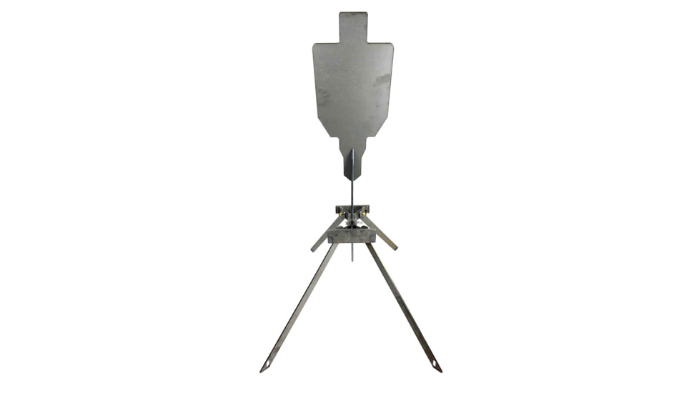 Shootsteel Evil Roy Target System, 3/8in AR550, Silhouette Target, Gray, 12x20 inch, 1072951558191